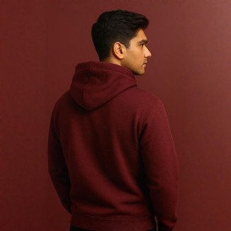 Polo Hoodie Mehroon